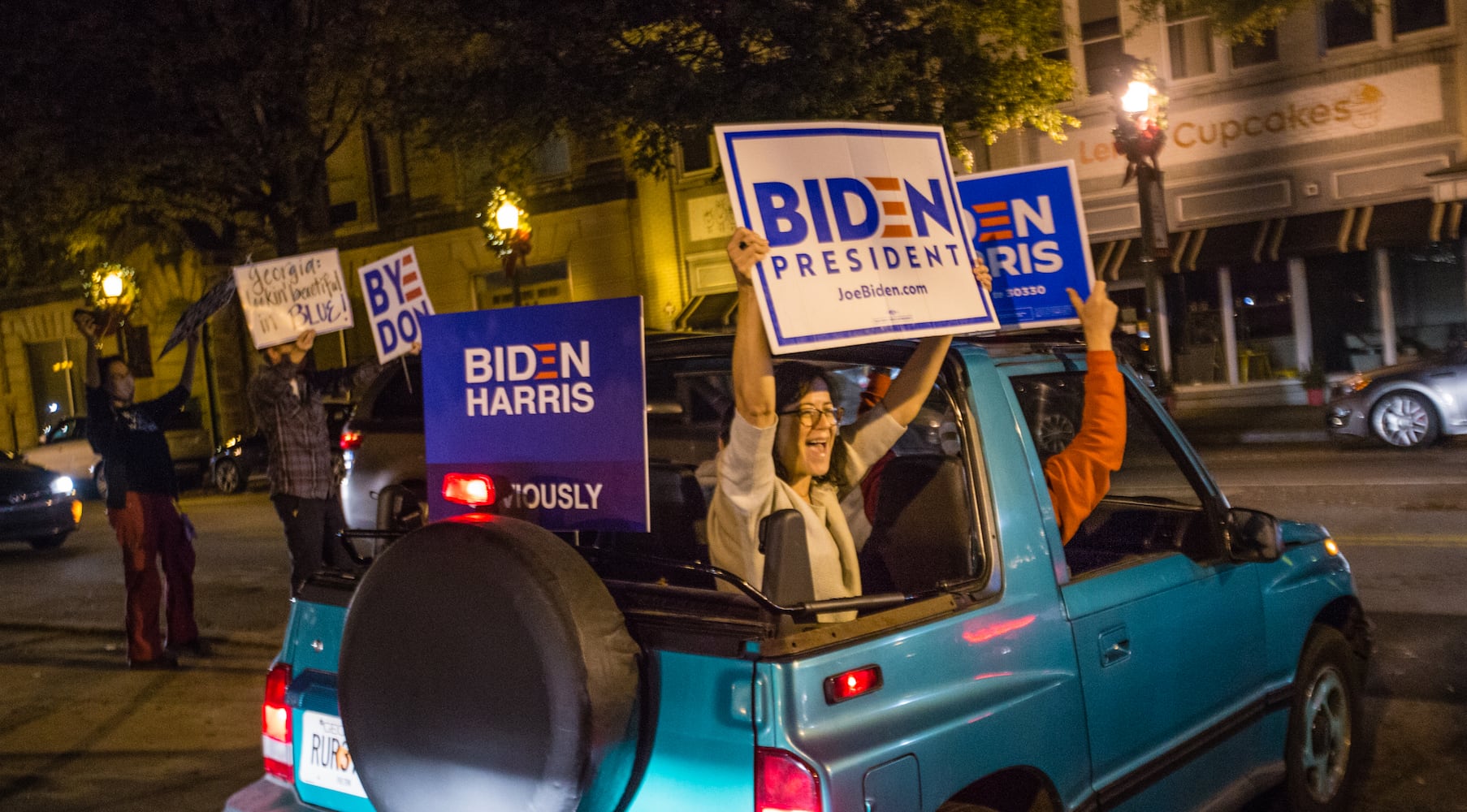 president elect Biden celebration