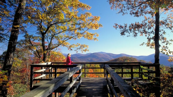 Take a deep breath and enjoy peaceful, gorgeous scenery this fall at Black Rock Mountain State Park in Mountain City. CONTRIBUTED BY GEORGIA STATE PARKS