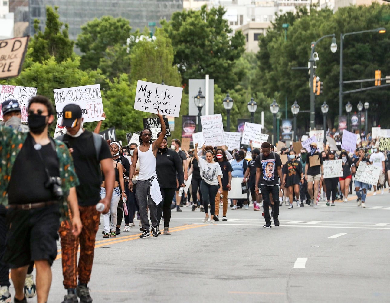 PHOTOS: Third day of protests in downtown Atlanta