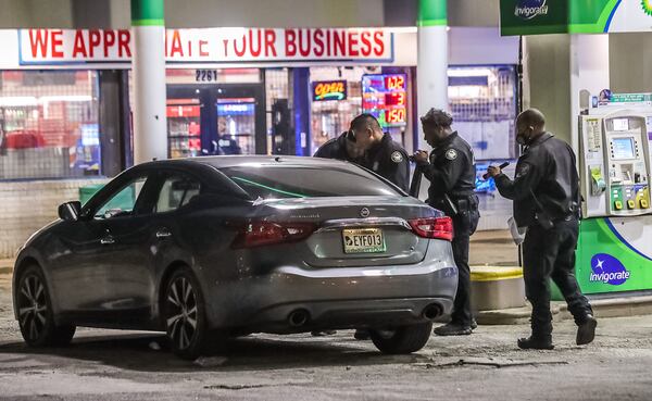 The victim arrived at the BP in a Nissan Maxima. Investigators do not know where the woman was shot.