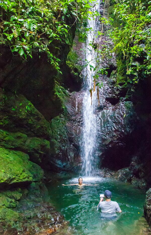 A half-hour's hike from Pacuare Lodge leads to a hidden waterfall. (Steve Haggerty/TNS)