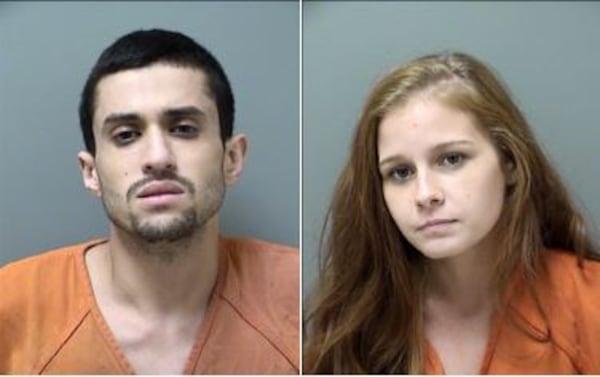 Robert Daniel Pope III (left), Kayla Marie Beasley