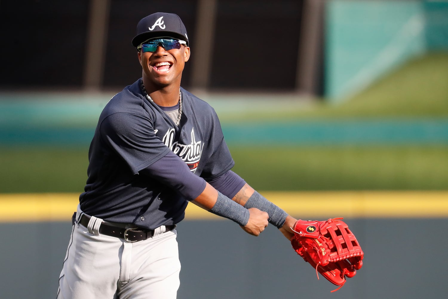 Photos: Ronald Acuna makes debut with Braves