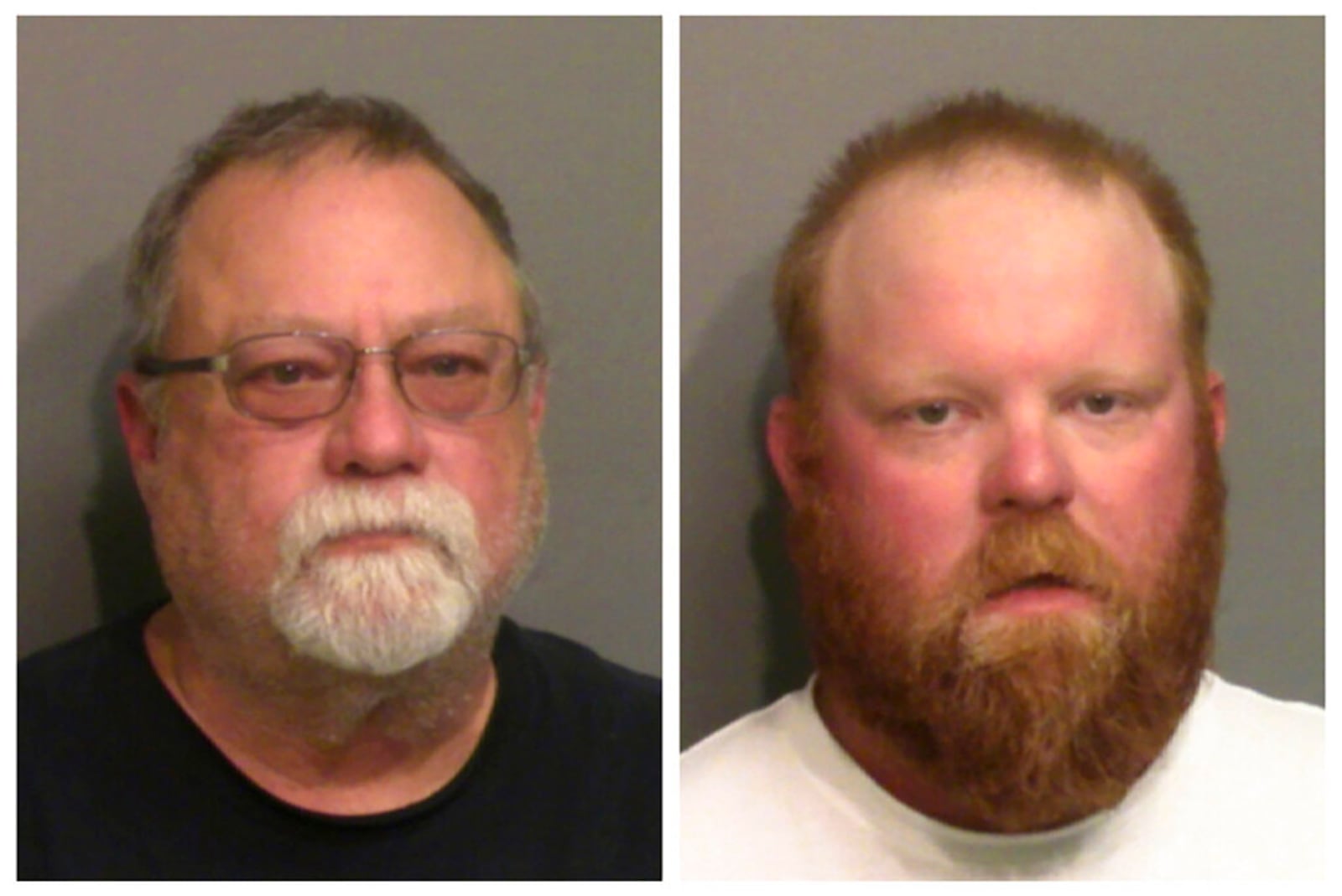 Gregory McMichael (left) and his son Travis McMichael (Photos: Glynn County Detention Center/AP)