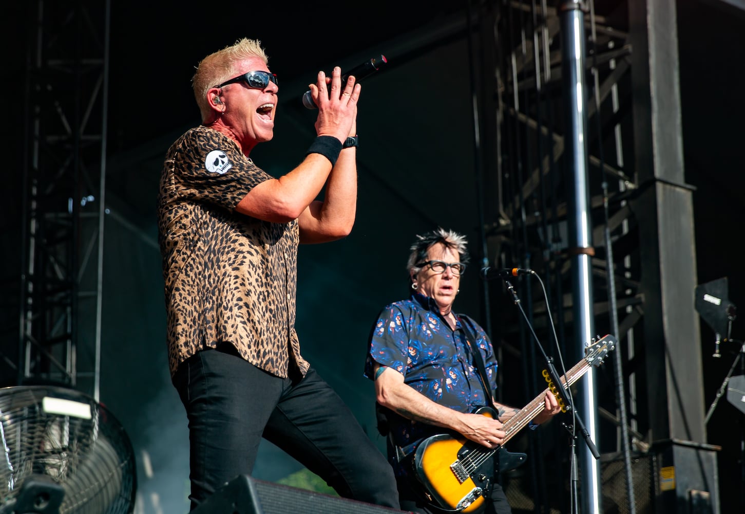 Atlanta, Ga: The Offspring brough all the hits to a sing-along crowd at the Piedmot stage. Photo taken Saturday May 4, 2024 at Central Park, Old 4th Ward. (RYAN FLEISHER FOR THE ATLANTA JOURNAL-CONSTITUTION)