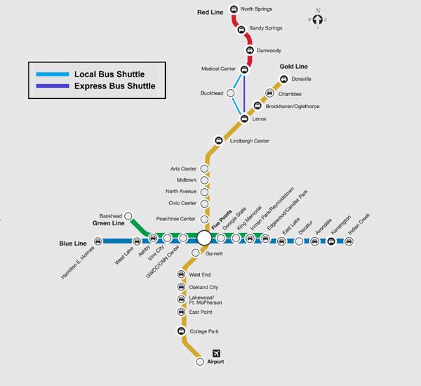 MARTA will suspend its Red Line service south of Medical Center station for track replacement beginning Friday.