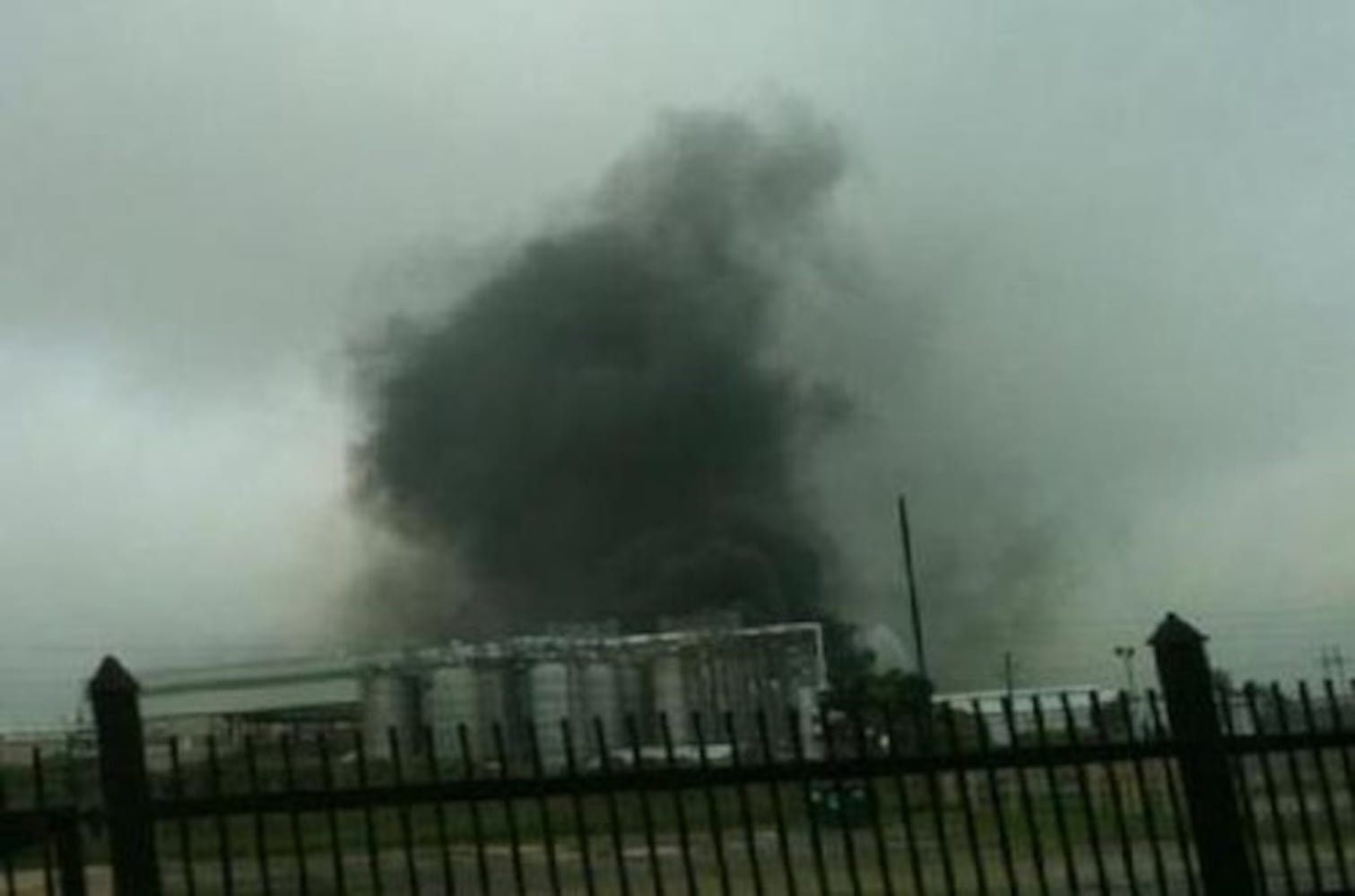 Clorox plant on fire in Forest Park