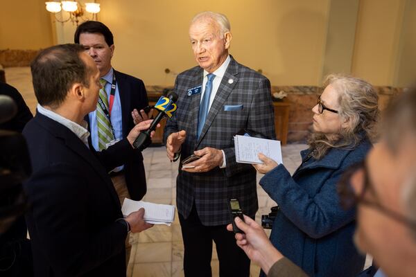 State Senate Ethics Committee Chair Max Burns said he's “confident we’re going to have that system in place in November to verify the ballot," despite a protest filed by a company called Clear Ballot. (Arvin Temkar / arvin.temkar@ajc.com)