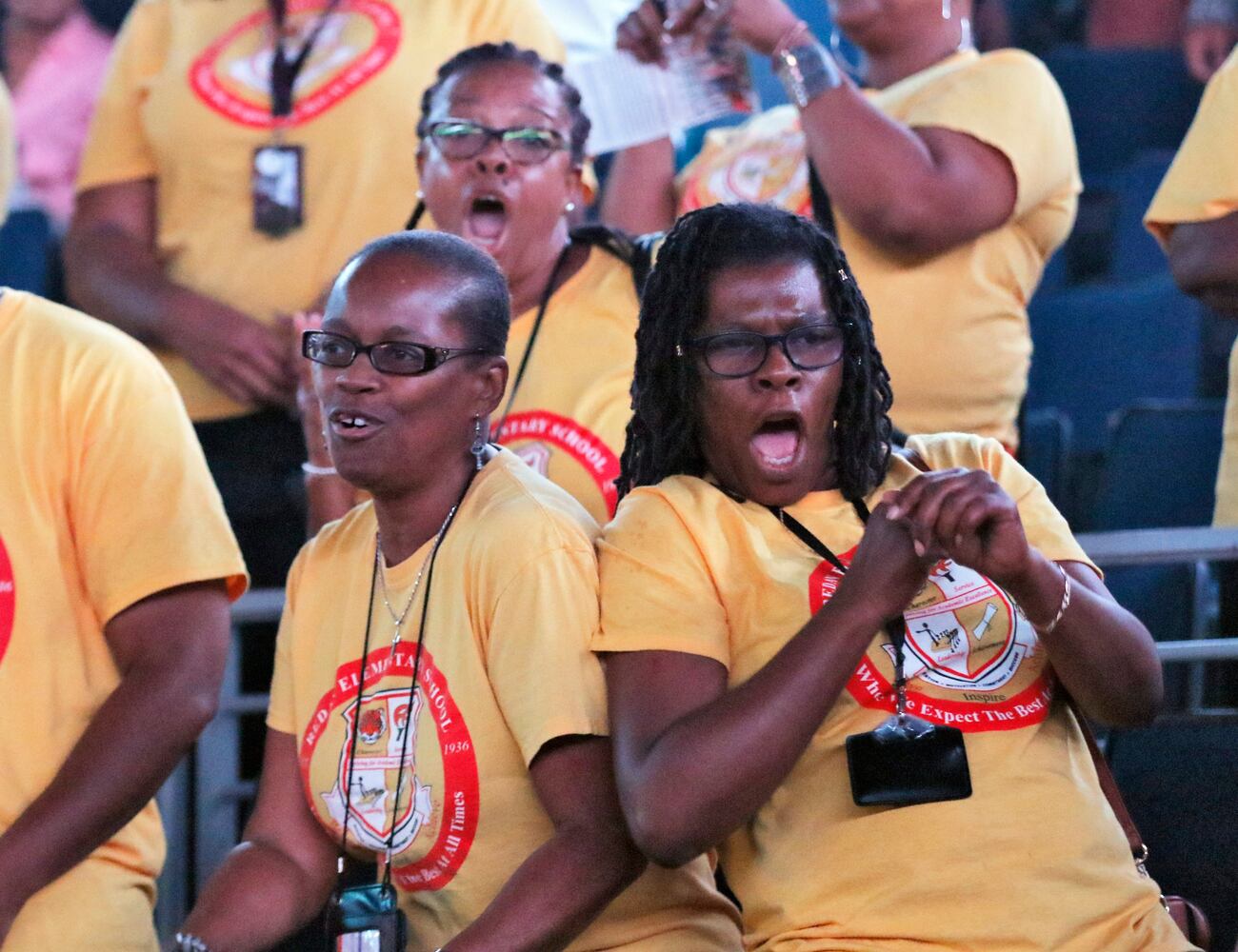 Photos: DeKalb schools hold teacher, staff pep rally in Gwinnett