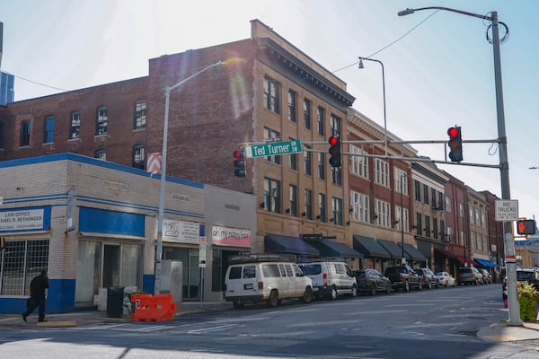 Historic Hotel Row is part of the real estate holdings of German developer Newport in Atlanta on Tuesday, August 1, 2023. (Katelyn Myrick/katelyn.myrick@ajc.com)