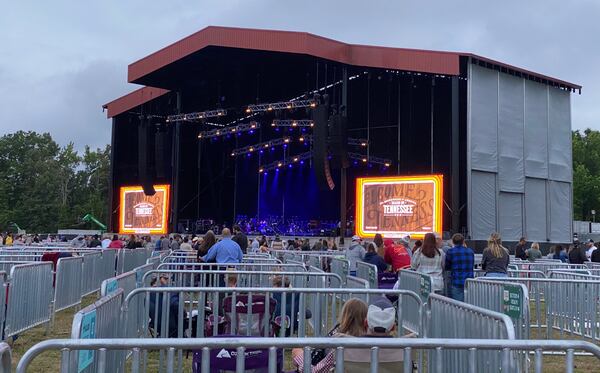 The main stage at Bonnaroo Farm hosts individual concerts this summer with seating in socially distanced, four-person pods and a large general admission lawn area. 
Courtesy of Maria Jimenez