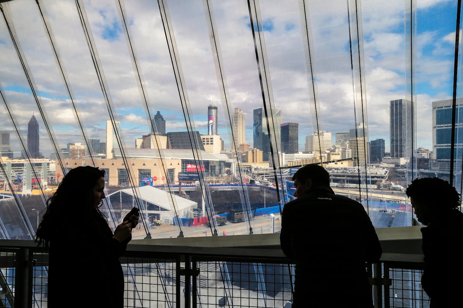 Photos: The scene during the Super Bowl in Atlanta