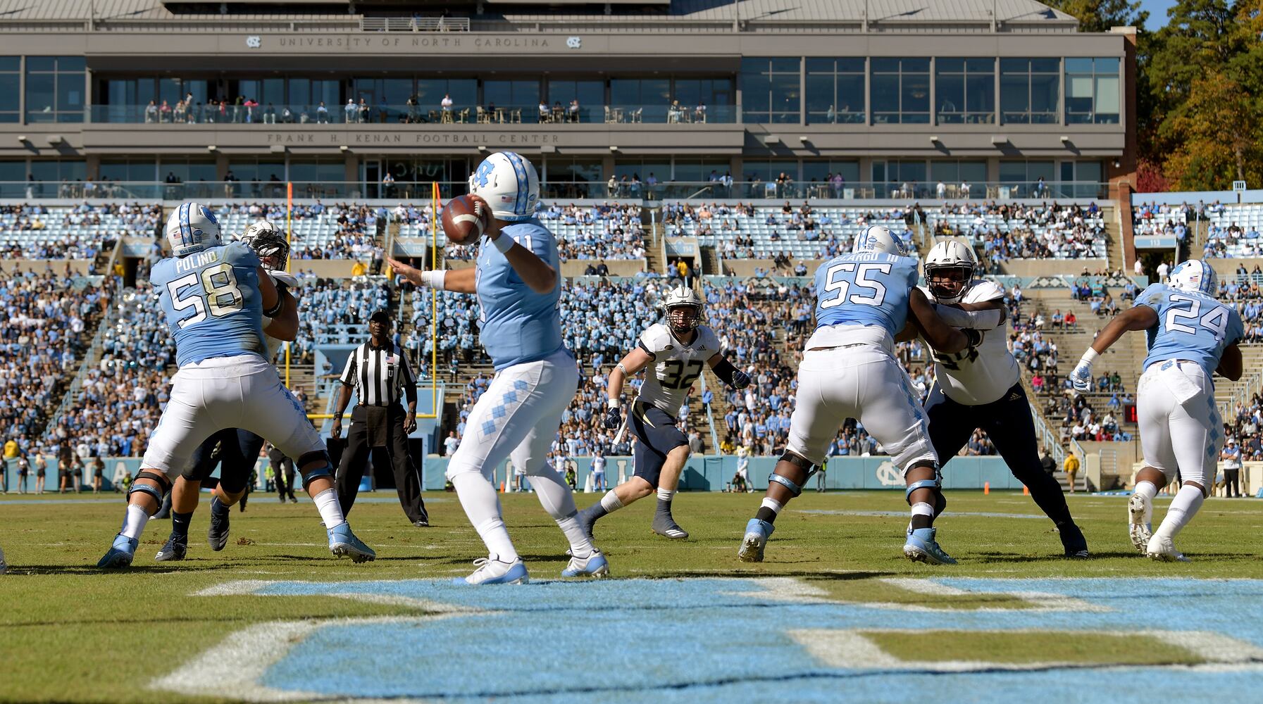 Photos: Jackets travel to play Tar Heels