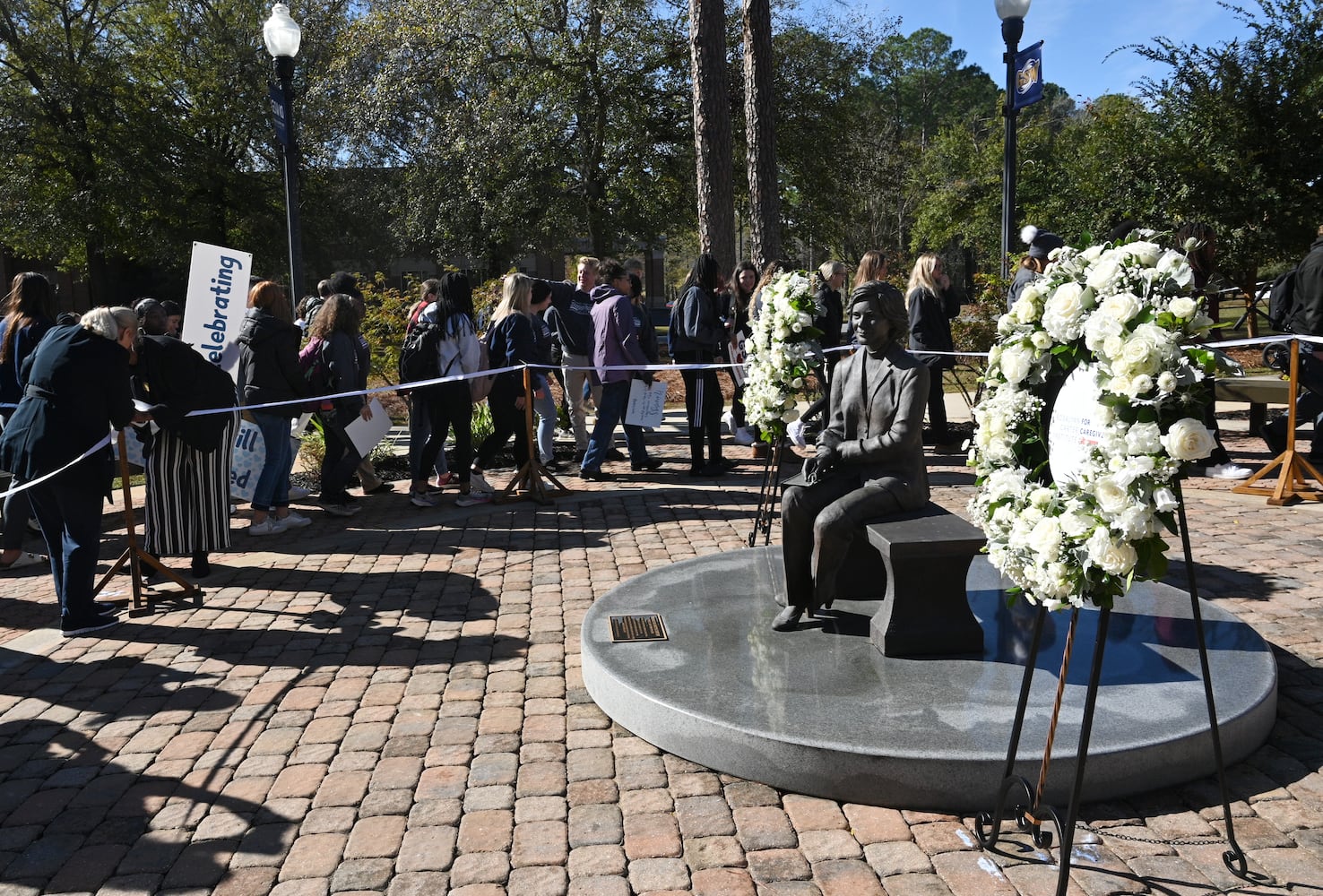 Wreath Laying for Rosalynn Carter Georgia Southwestern State University