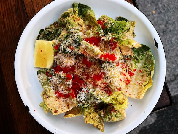 Fishmonger's Caesar salad might be the best $10 salad in Atlanta.