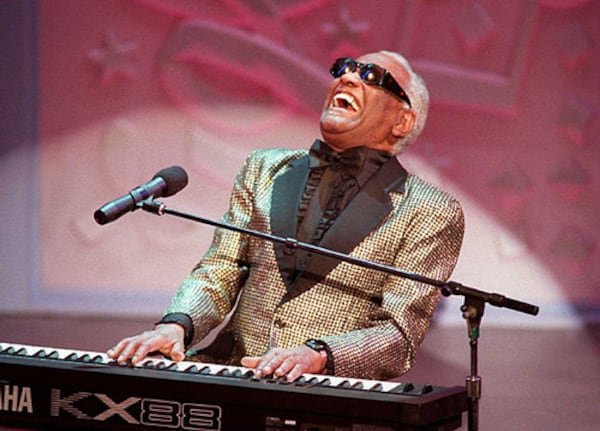 Ray Charles, The Georgia native who wedded gospel fervor with R&B fever. (AP photo)