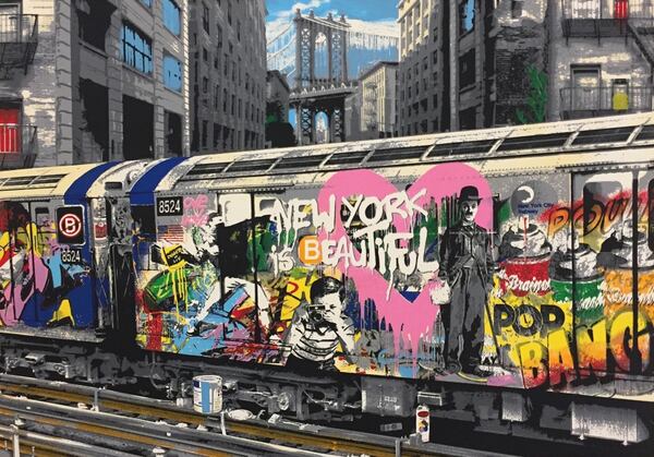 B-Line (2016) by Mr. Brainwash