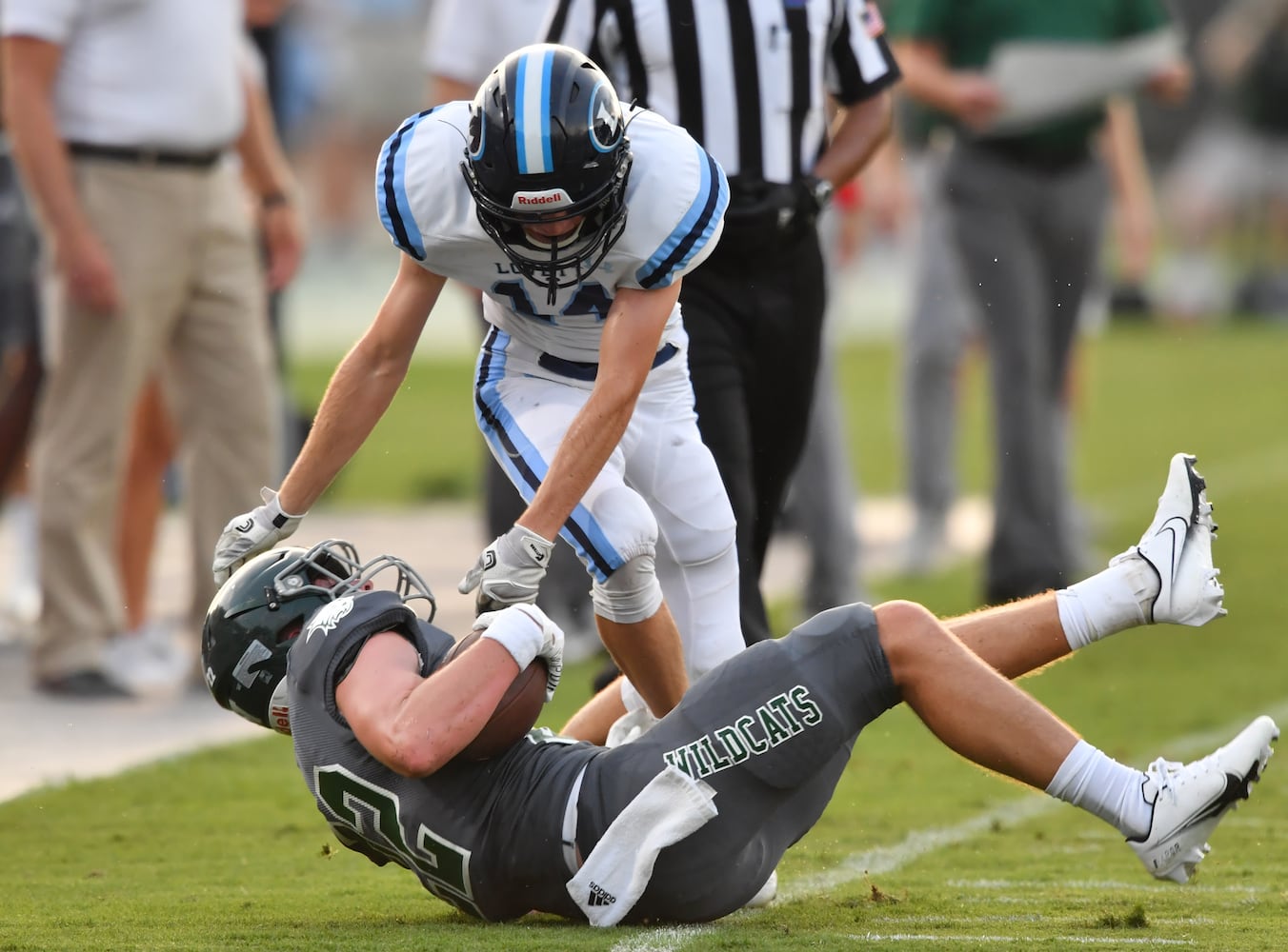 high school football: Lovett at Wesminster