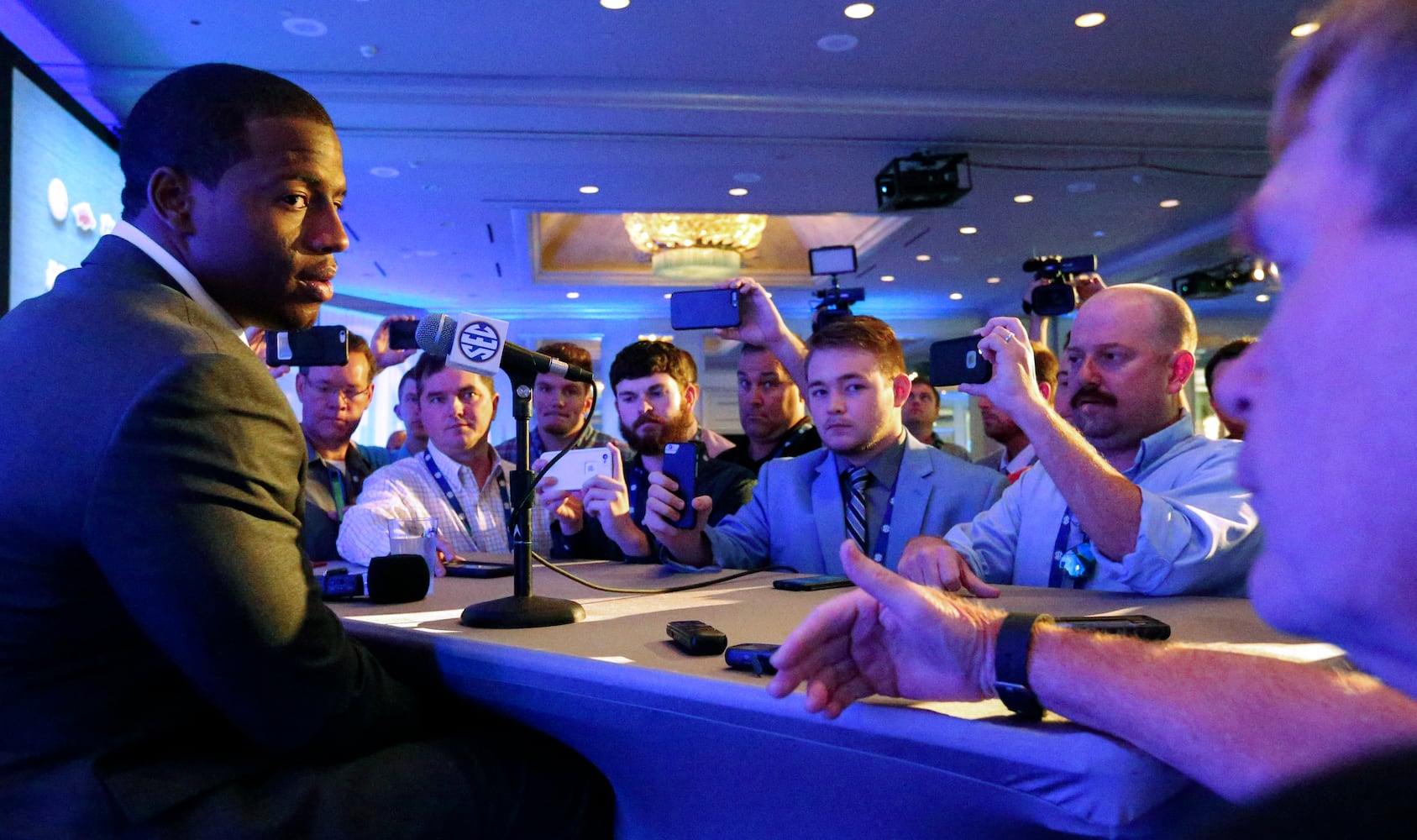 Photos: Kirby Smart talks UGA football at SEC Media Days