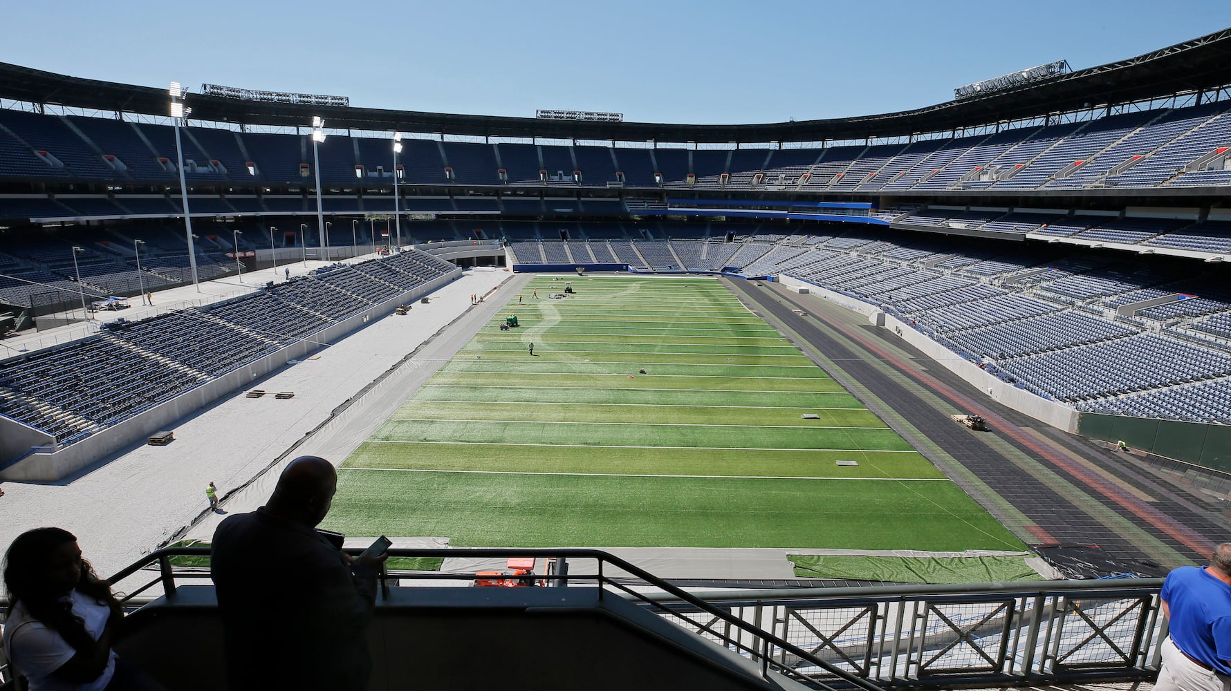 Photos: Turning Turner Field into Georgia State Stadium