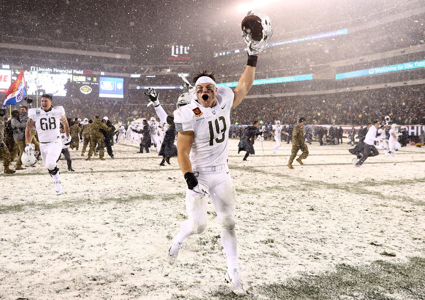 Photos: Army edges Navy in the snow