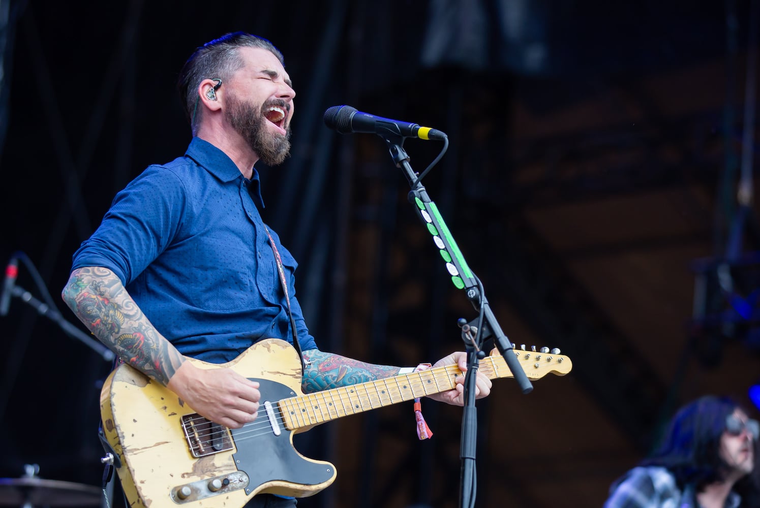 Dashboard Confessional  performs at Music Midtown on Saturday, September 18, 2021, in Piedmont Park. (Photo: Ryan Fleisher for The Atlanta Journal-Constitution)