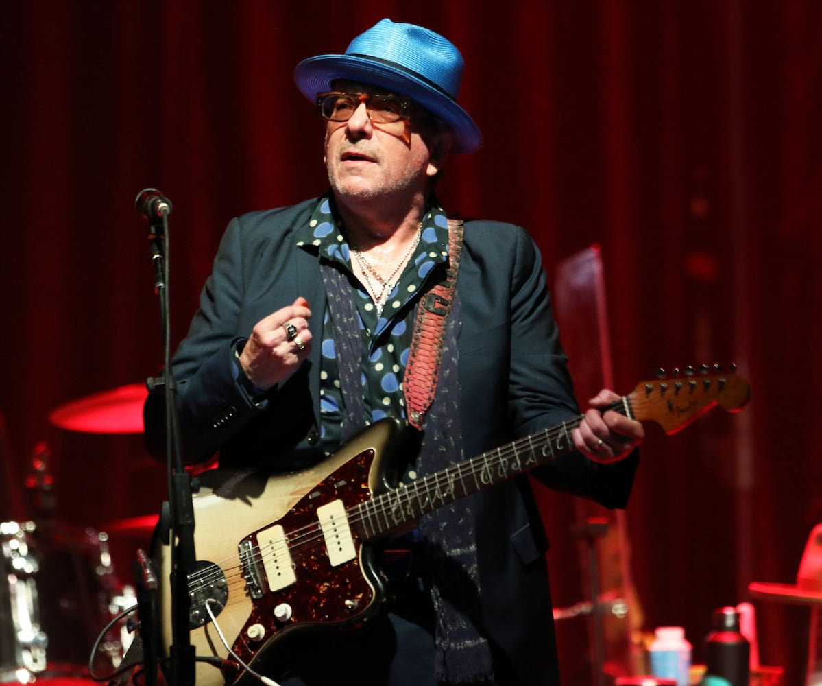 Elvis Costello & the Imposters, featuring Charlie Sexton on guitar, rocked the sold out Coca Cola Roxy Theatre on Tuesday, January 30, 2024.
Robb Cohen for the Atlanta Journal-Constitution