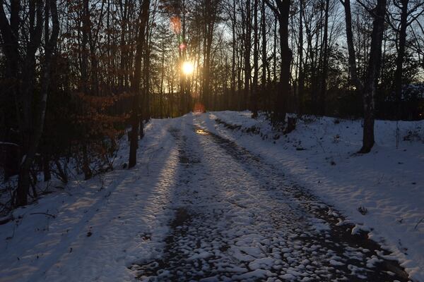 Phil Edwards shared what the called a "beautiful sunset in Mineral Bluff, GA."