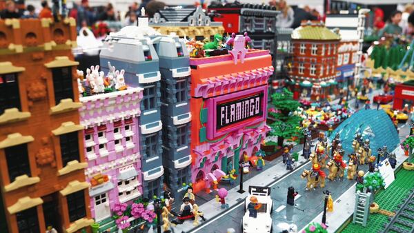 Amazing city displays are just one of the Lego attractions at the Atlanta Brick Con.