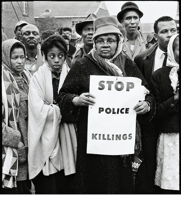 Photographer Steve Schapiro said he took this picture while on assignment for Life magazine in Selma, Ala. Schapiro said the photo never ran in the magazine. It's importance in the broader human rights struggle became more apparent decades later.