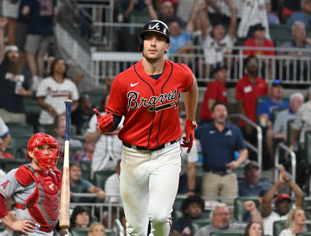 Braves-Angels Friday photo