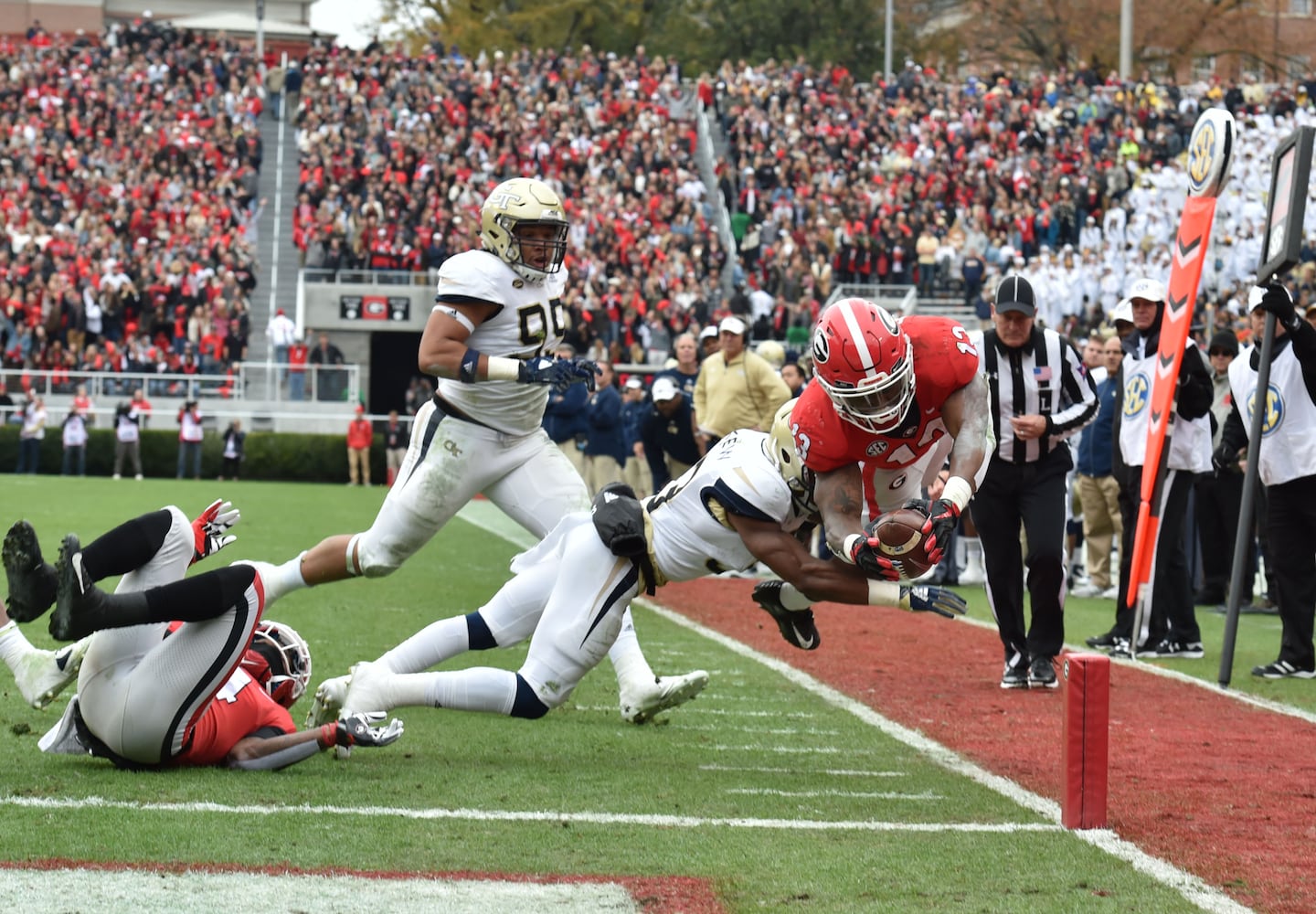 Photos: State rivals Tech, Georgia square off