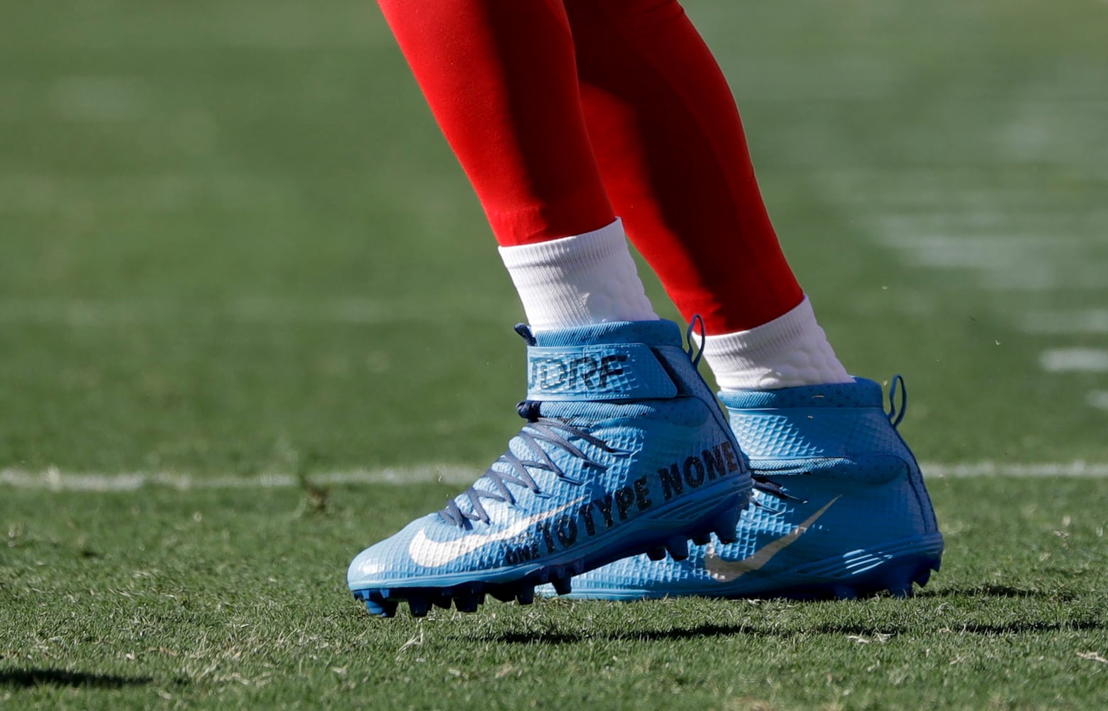 NFL players wear unique cleats