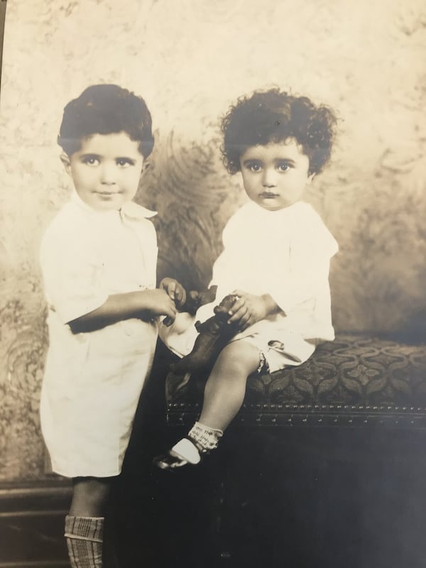 Shouky Shaheen (right) and his big brother Shaheen Shaheen posed for this formal portrait during their childhood in Chicago. CONTRIBUTED: SHOUKY SHAHEEN