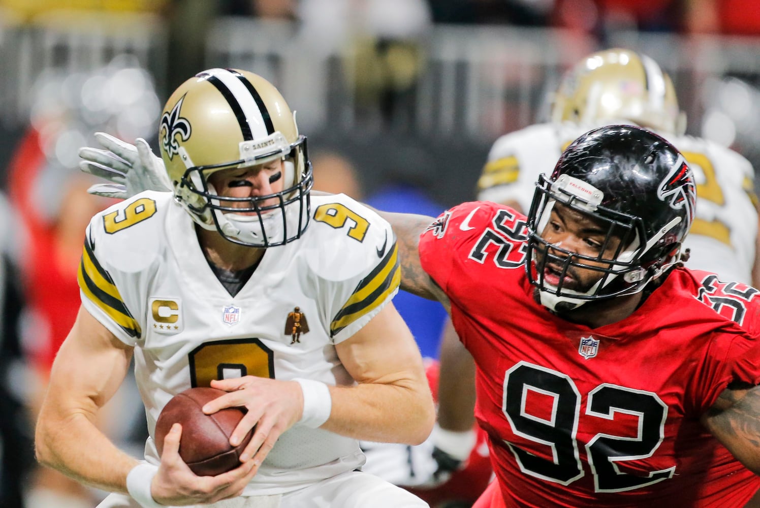 Photos: Falcons hold on, beat the Saints