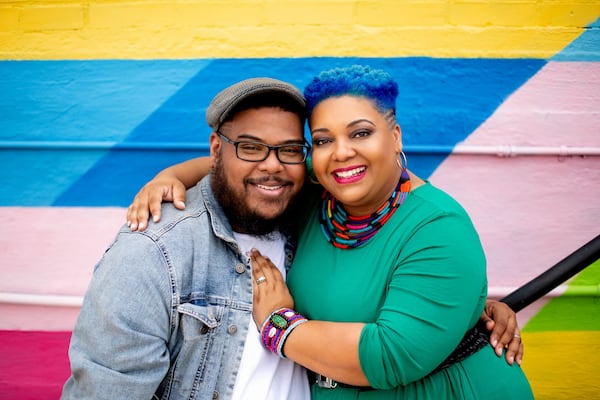 Regis and Kahran Bethencourt, the husband-and-wife team behind Creative Soul Photography and authors of "Glory: Magical Visions of Black Beauty." Courtesy of St. Martin's Press