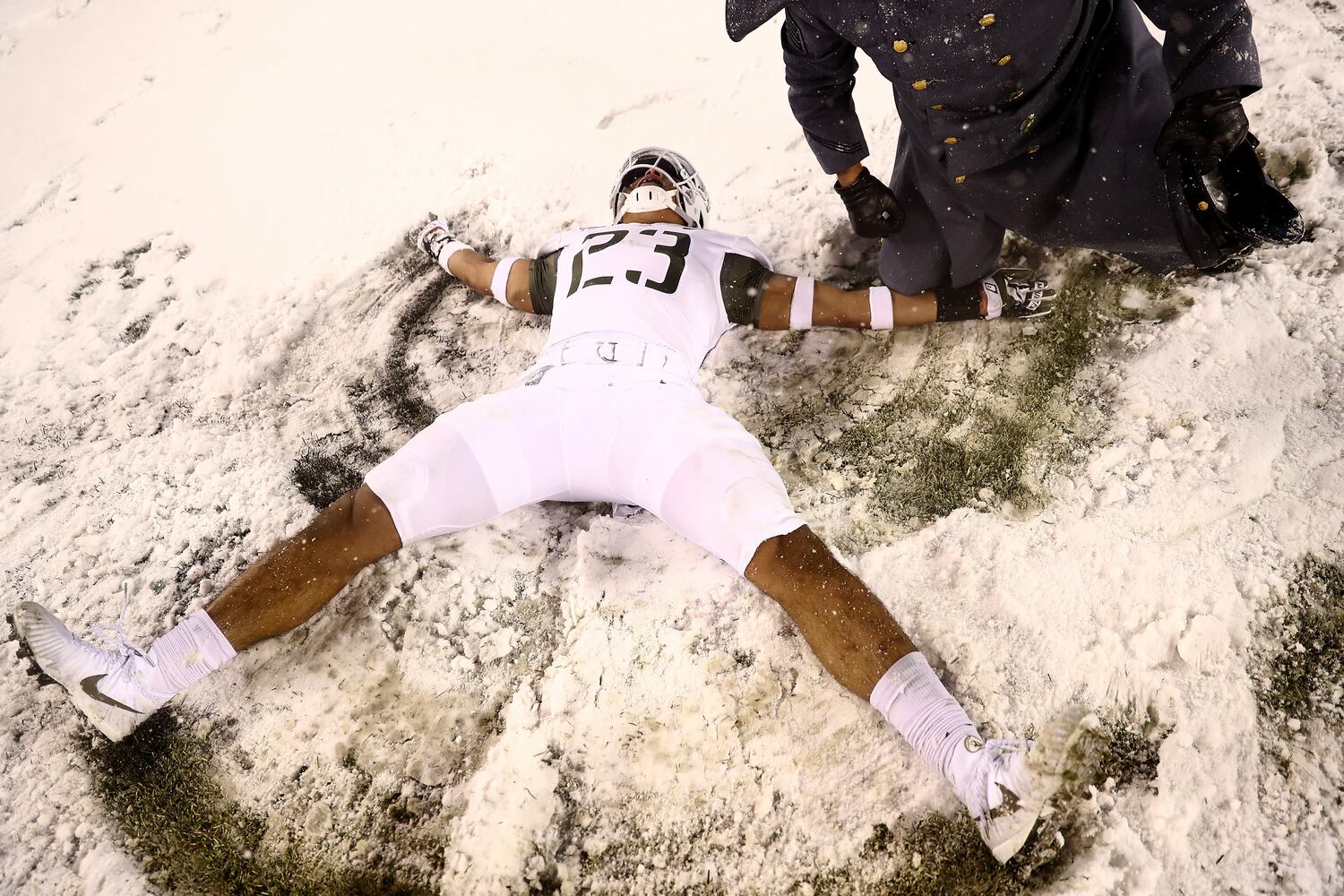 Photos: Army edges Navy in the snow