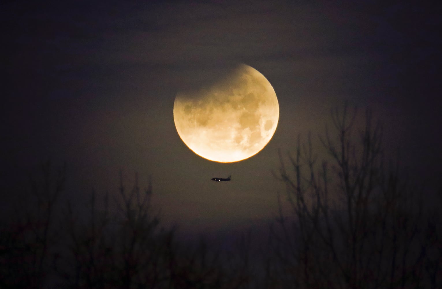 Photos: Super blue blood moon eclipse 2018