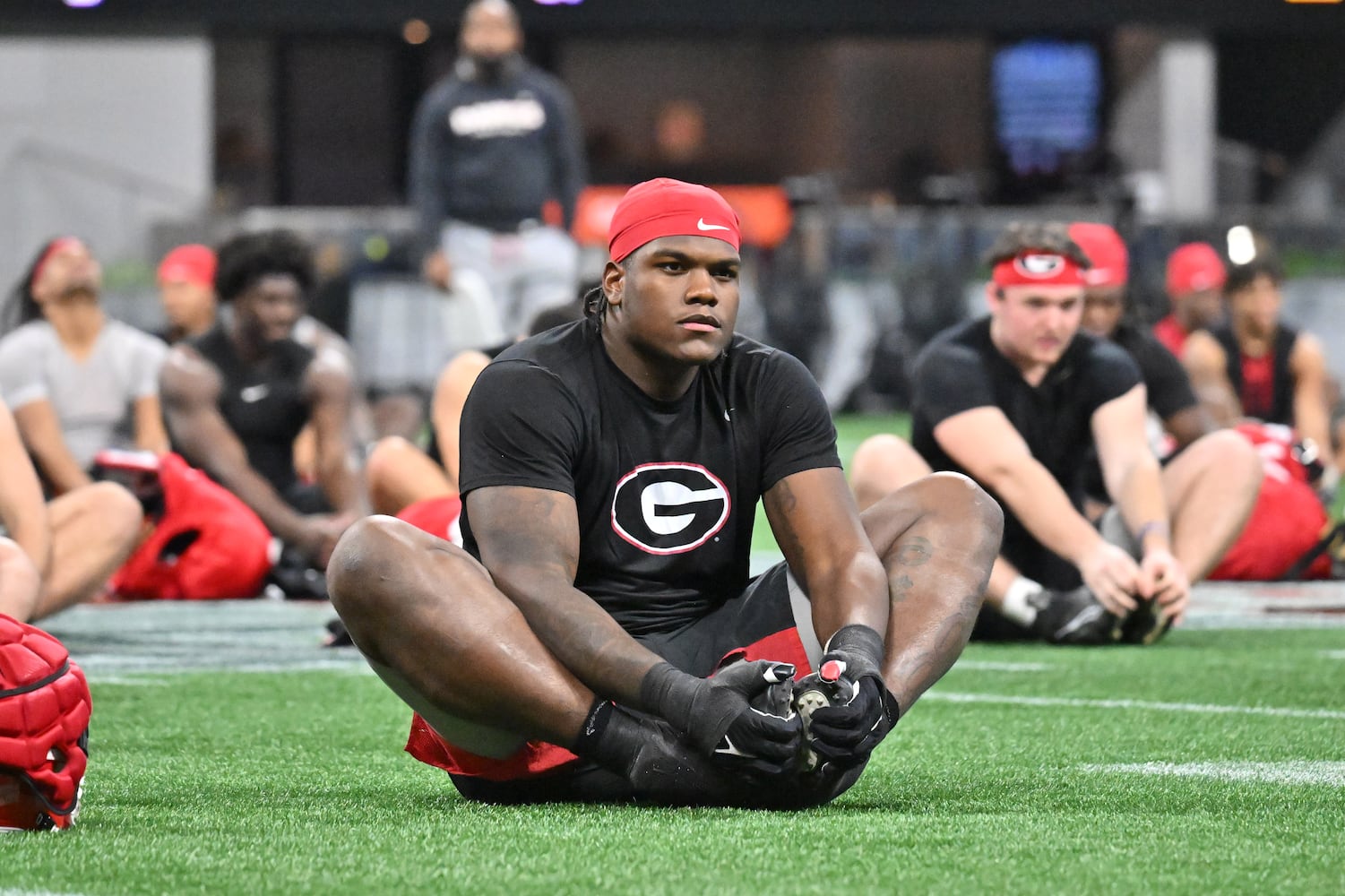 Peach Bowl Georgia practice