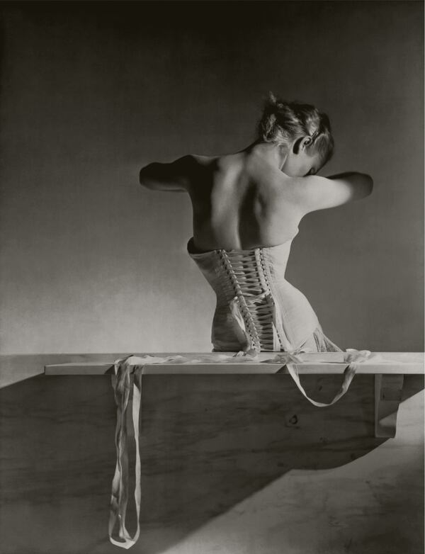 Horst's most famous image, "Mainbocher Corset" from 1939.