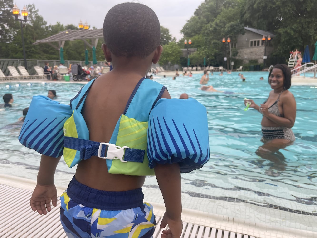 Swim-in movie event at Piedmont Park