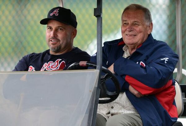 "Better drive straight next season, Fredi." (Hyosub Shin/AJC)