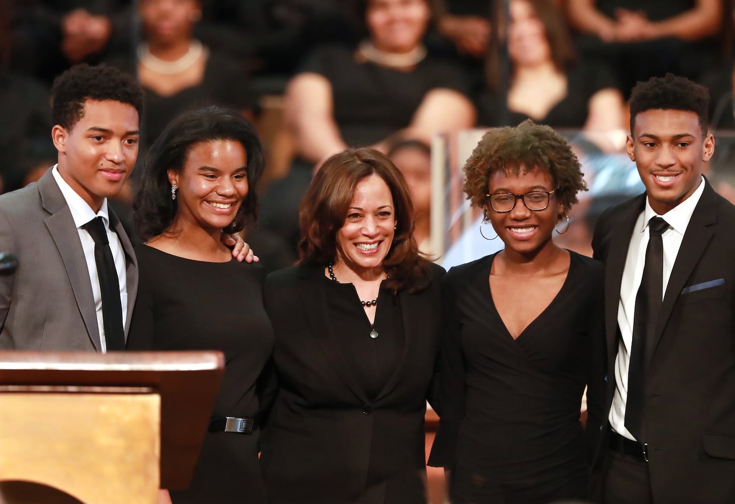 PHOTOS: Kamala Harris visits Ebenezer, Morehouse