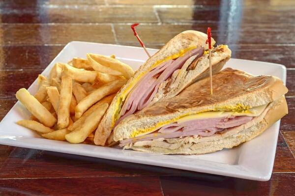 Cuban sandwich from the menu of Pisco Latin Kitchen.