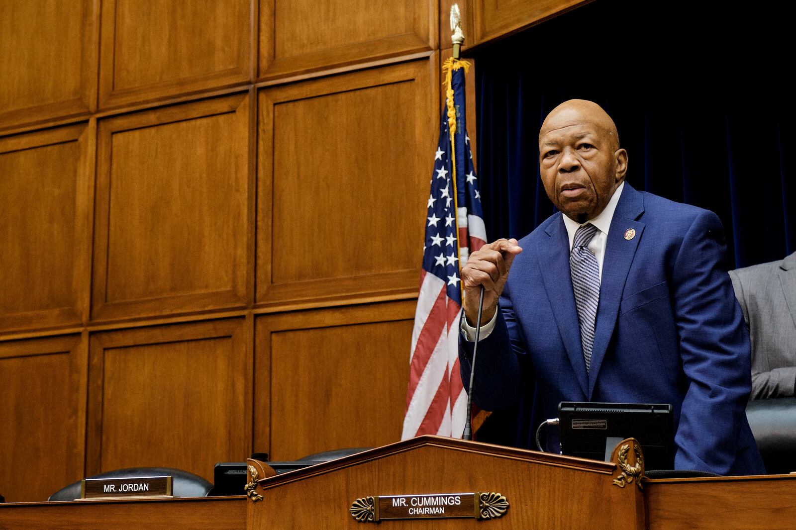 FILE -- Rep. Elijah Cummings (D-Md.), chairman of the House Oversight and Reform Committee, on Capitol Hill in Washington, June 12, 2019. President Trump denied on Sunday that his attacks on Cummings and his “disgusting, rat and rodent infested” district were racist even as he fired back at House Speaker Nancy Pelosi (D-Calif.) by targeting her district as well. 