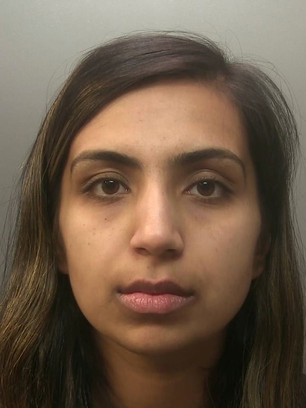 This undated handout custody photo issued by Surrey Police shows Beinash Batool, 30, the stepmother of Sara Sharif. (Surrey Police via AP)