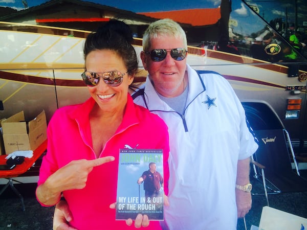 John Daly and his fiancee Anna Cladakis. Photo: Jennifer Brett