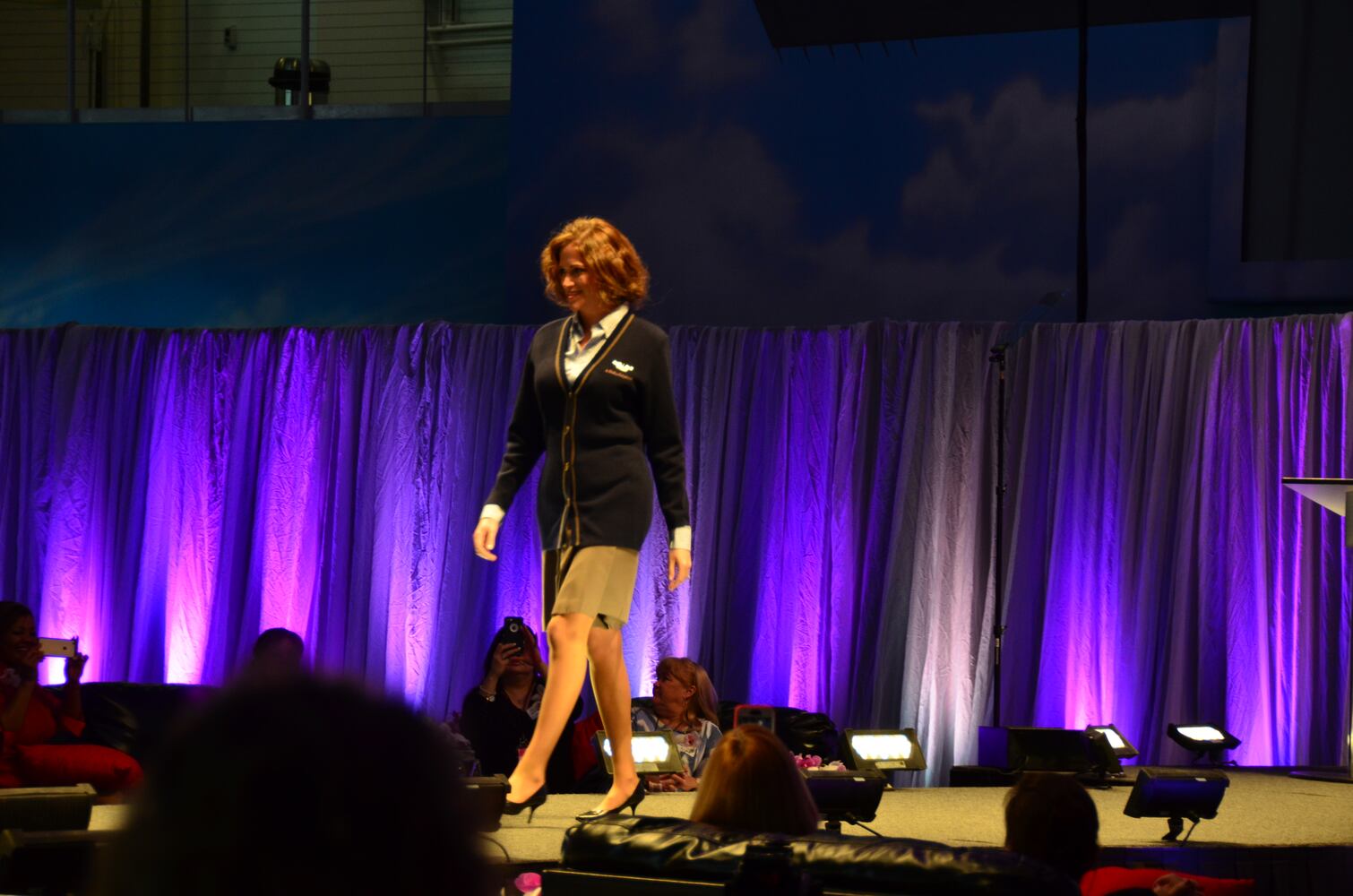 Delta flight attendants strike a fashion pose