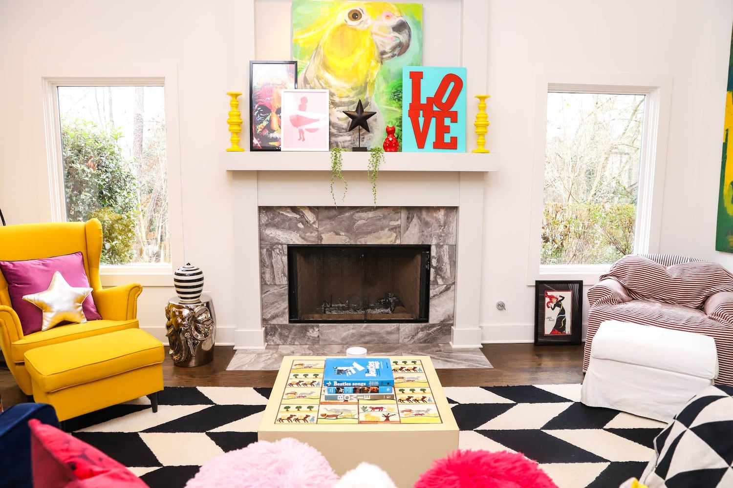 Photos: Mid-century modern home filled with pop art style