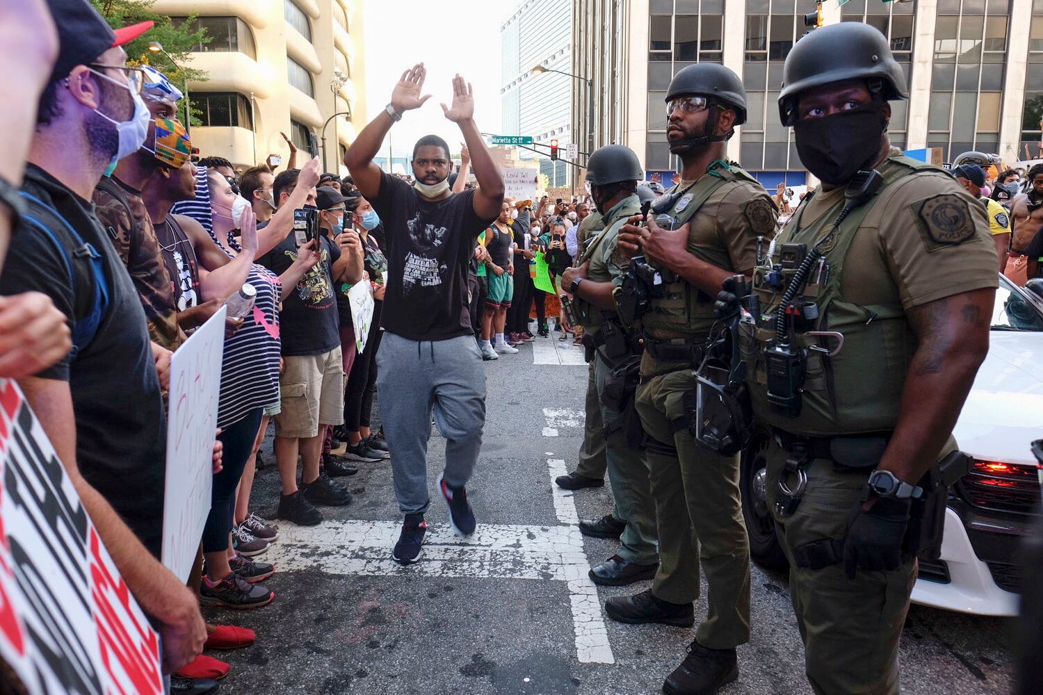 PHOTOS: Protesters gather across metro Atlanta